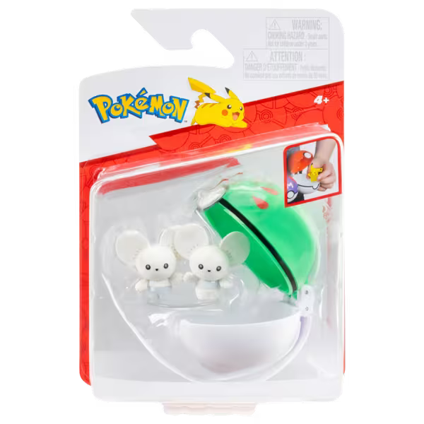 Pokemon Battle Figures | Clip 'n' Go | Tandemaus & Friend Ball