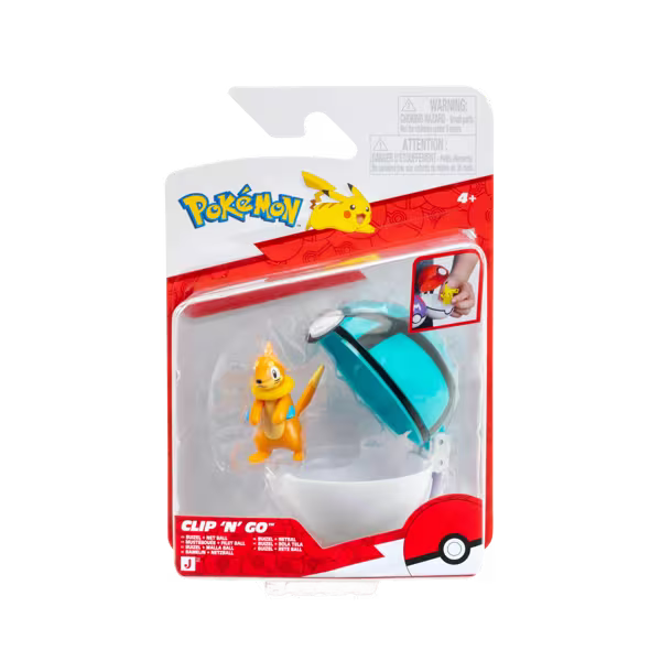 Pokemon Battle Figures | Clip 'n' Go | Buizel & Net Ball