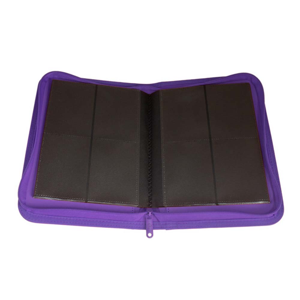 Palms Off | Collector's Series | 4 Pocket Zip Binder | Purple