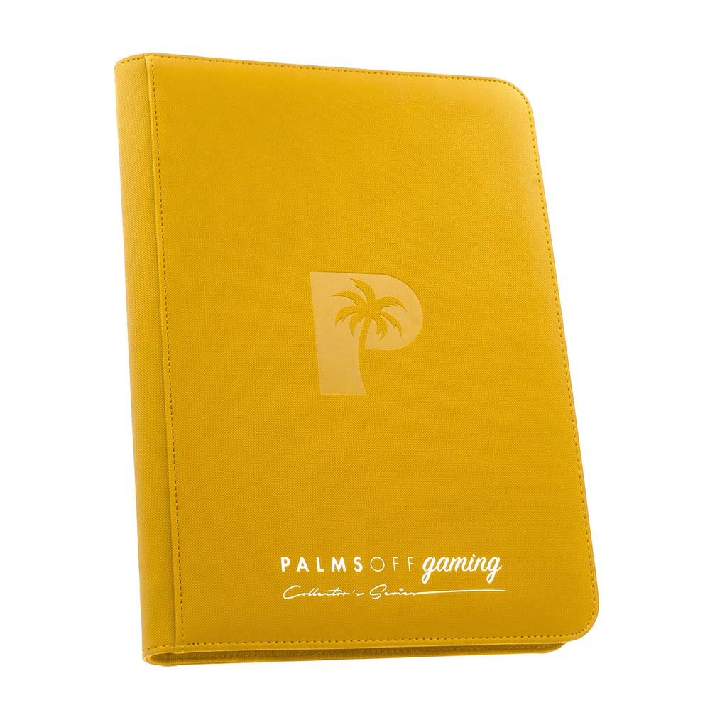 Palms Off | Collector's Series | 9 Pocket Zip Binder | Yellow