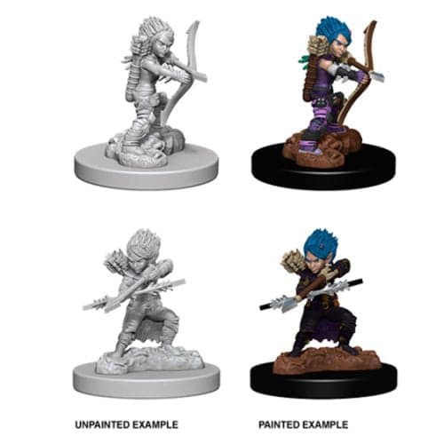 Pathfinder Deep Cuts Unpainted Miniatures Female Gnome Rogue