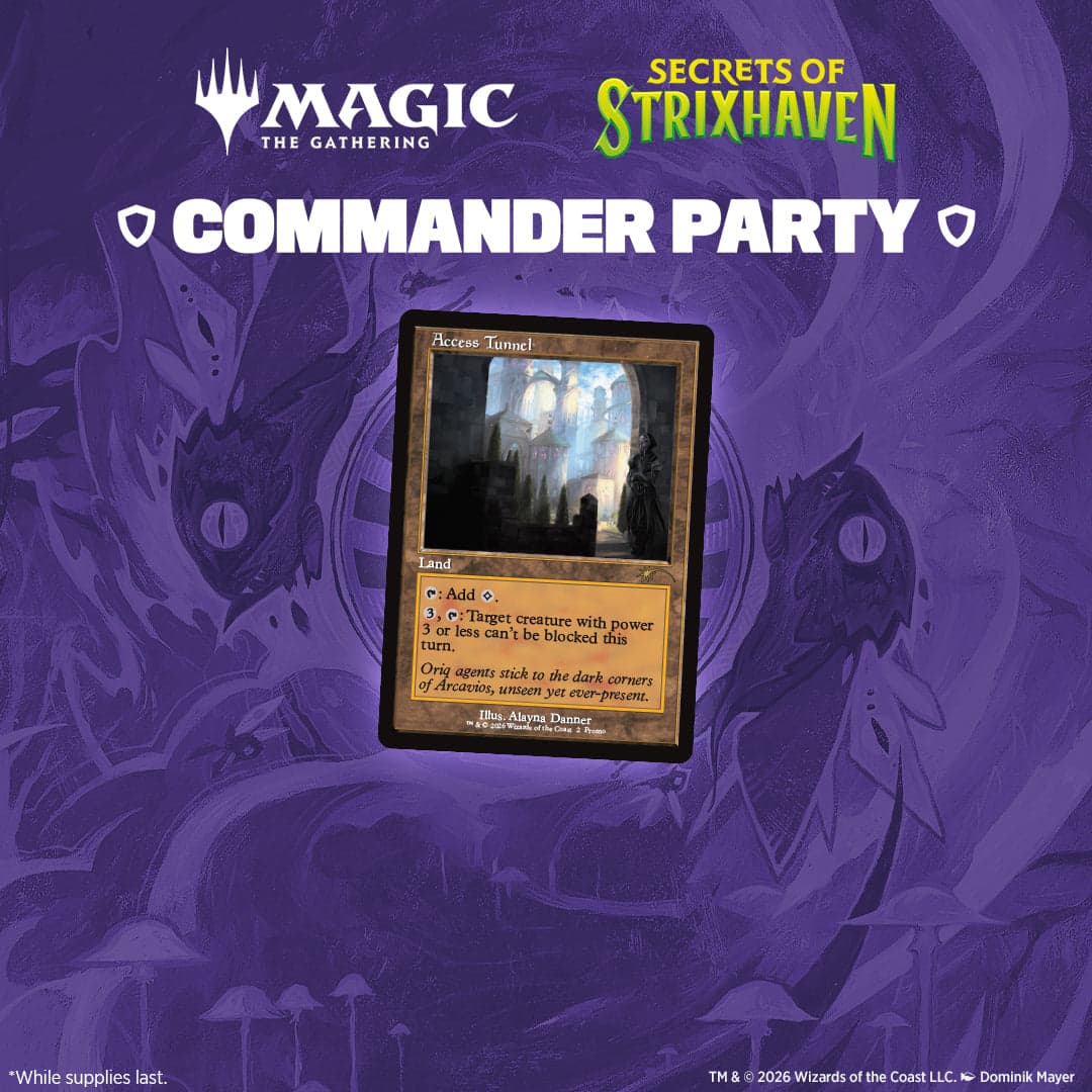 Secrets of Strixhaven Commander Party & Social Commander Ticket - Thursday 07/05/2026