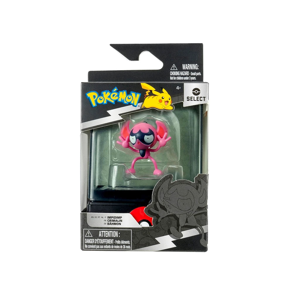 Pokemon Select Battle Figures | 1 Pack w/ Case | Impidimp