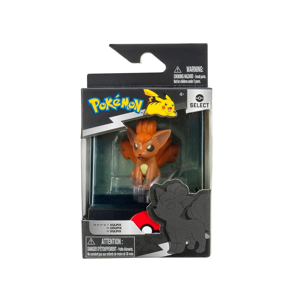 Pokemon Select Battle Figures | 1 Pack w/ Case | Vulpix