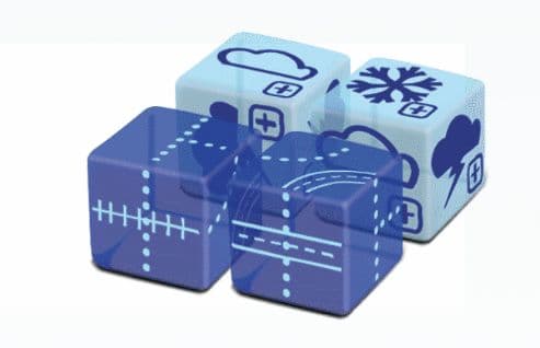 Railroad Ink Challenge Dice | Sky Expansion Pack