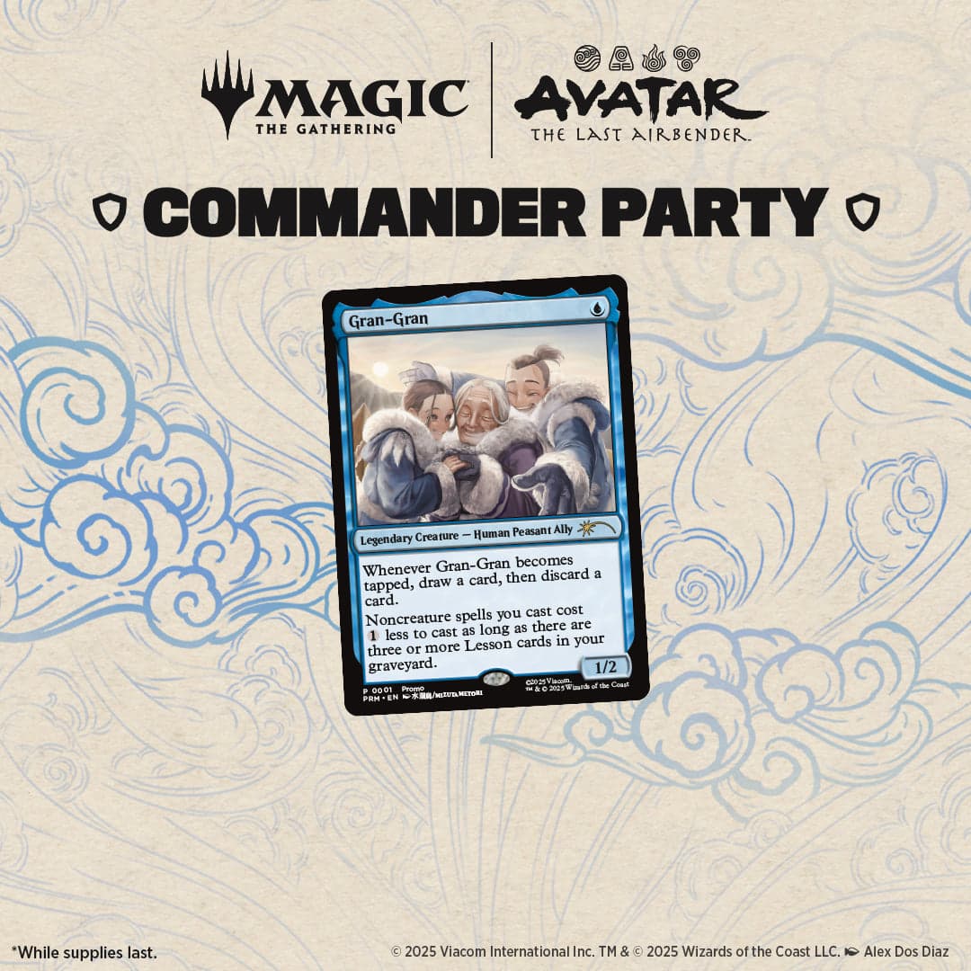 Avatar: The Last Airbender Commander Party & Social Commander Ticket - 11/12/2025