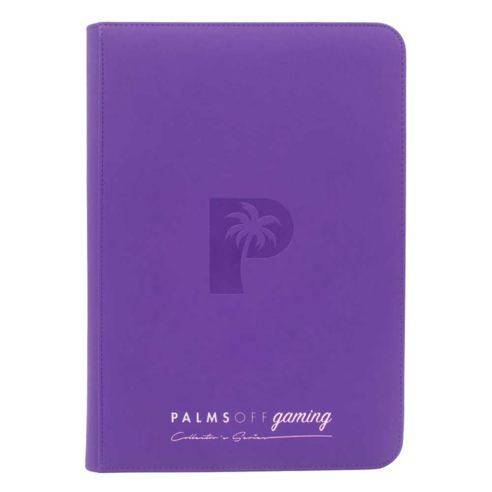 Palms Off | Collector's Series | Top Loader Zip Binder | Purple