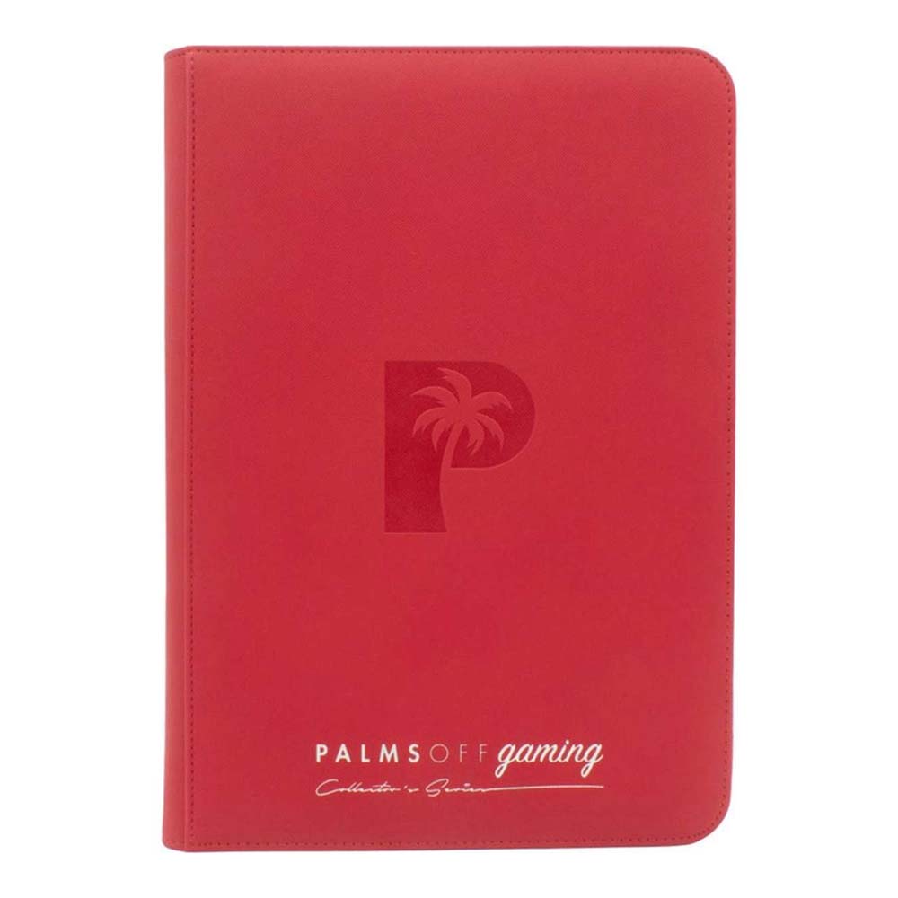 Palms Off | Collector's Series | Top Loader Zip Binder | Red