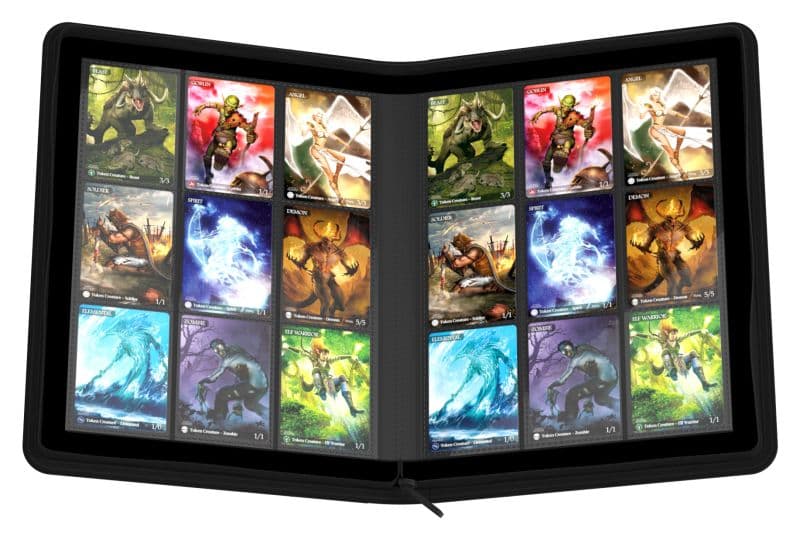 Ultimate Guard | 360 Xenoskin Zipfolio | 18-Pocket | Black