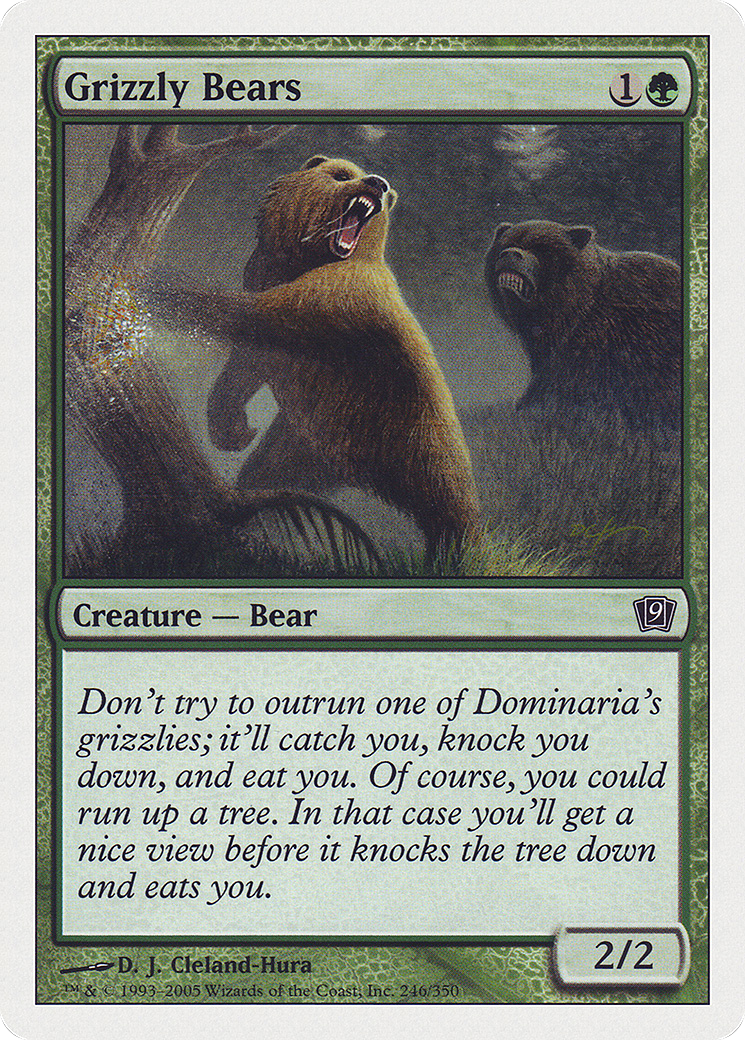 Grizzly Bears (9ED-246) - Ninth Edition