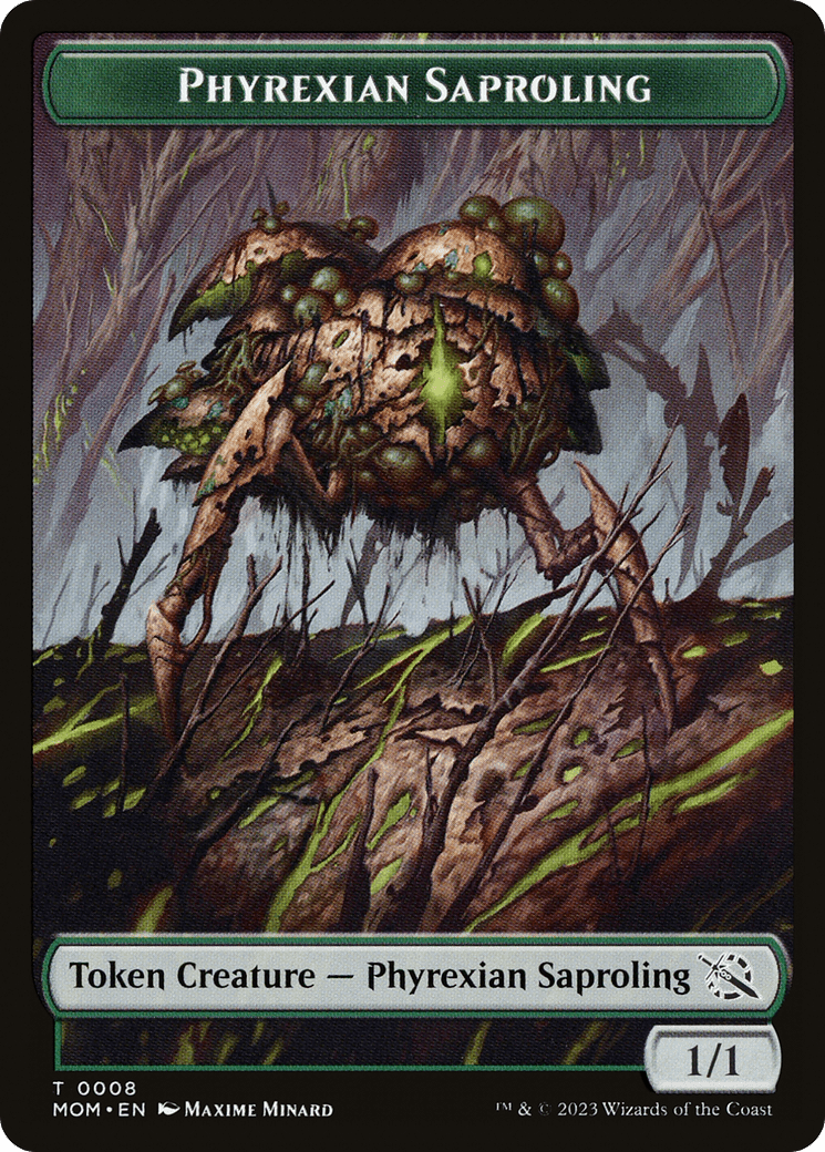 Phyrexian Saproling (TMOM-008) - March of the Machine Tokens
