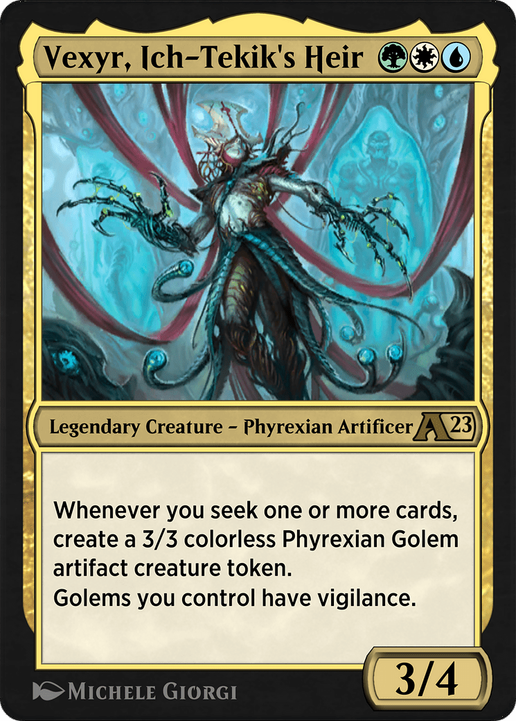 Vexyr, Ich-Tekik's Heir (YONE-029) - Alchemy: Phyrexia