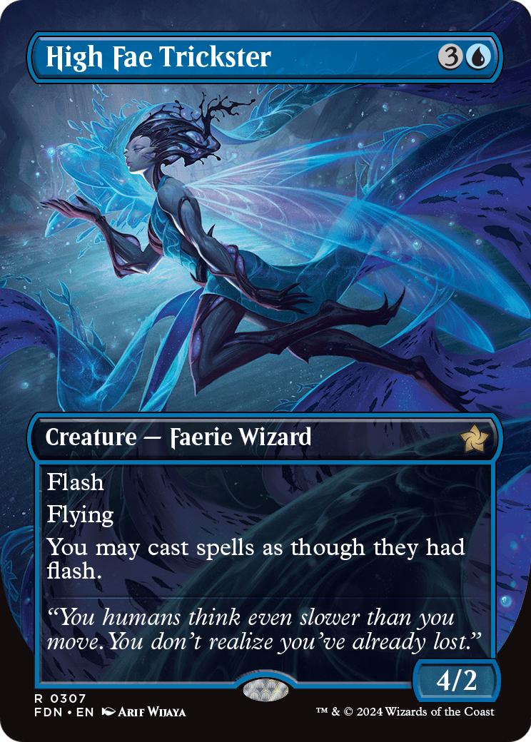 High Fae Trickster (FDN-307) - Foundations (Borderless)
