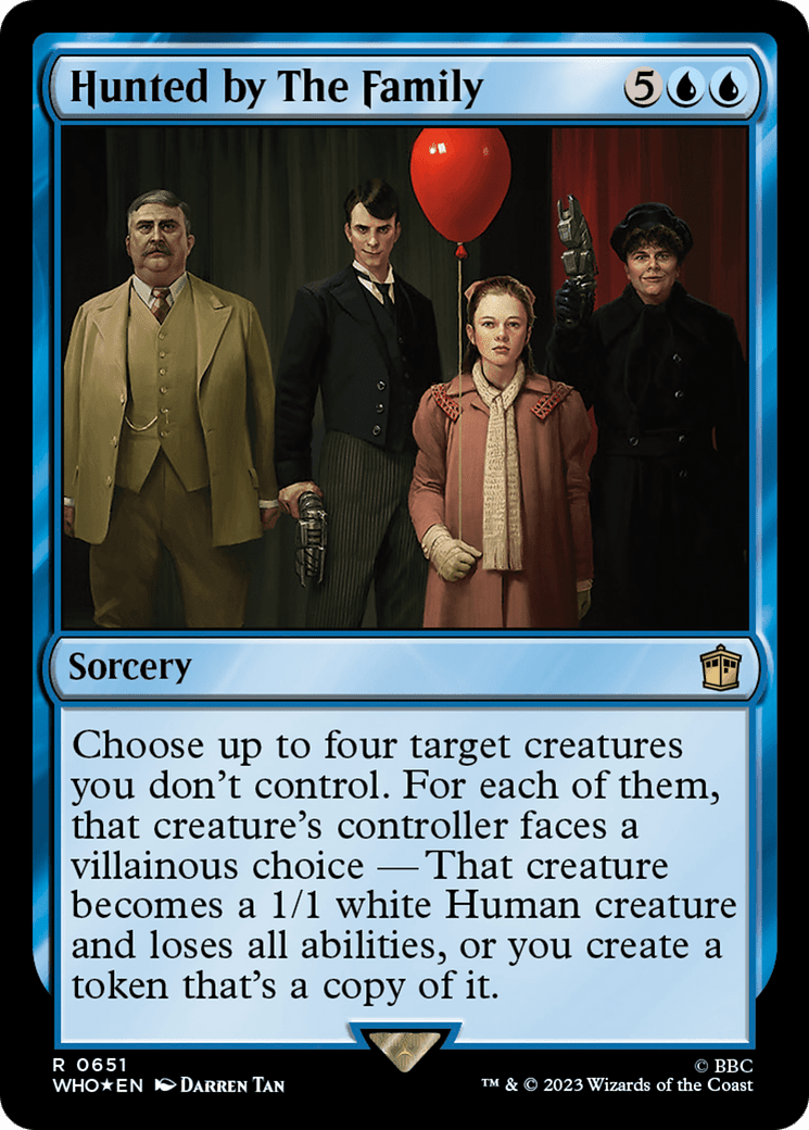 Hunted by The Family (WHO-651) - Doctor Who Foil