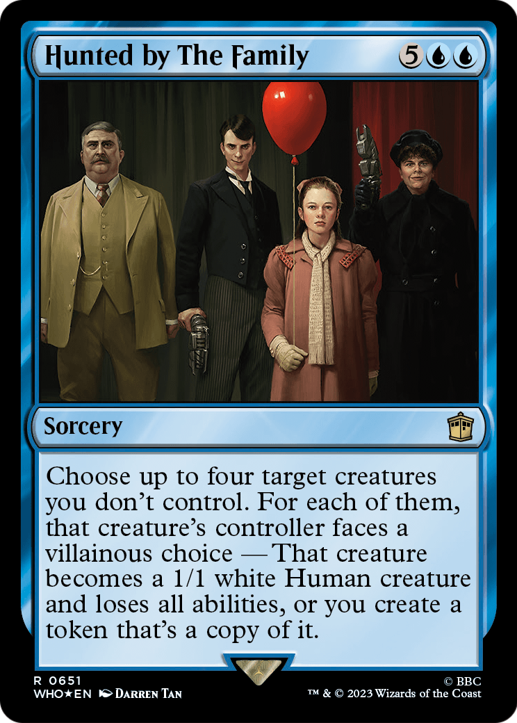 Hunted by The Family (WHO-651) - Doctor Who Foil