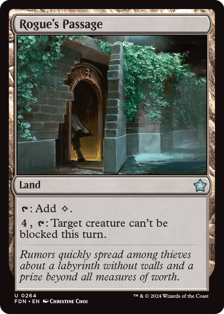 Rogue's Passage (FDN-264) - Foundations Foil
