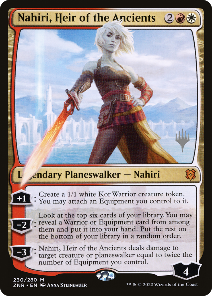 Nahiri, Heir of the Ancients (PZNR-230P) - Zendikar Rising Promos Foil