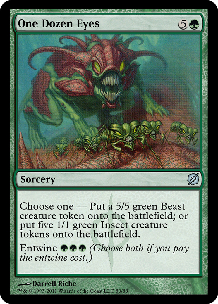 One Dozen Eyes (TD2-080) - Duel Decks: Mirrodin Pure vs. New Phyrexia
