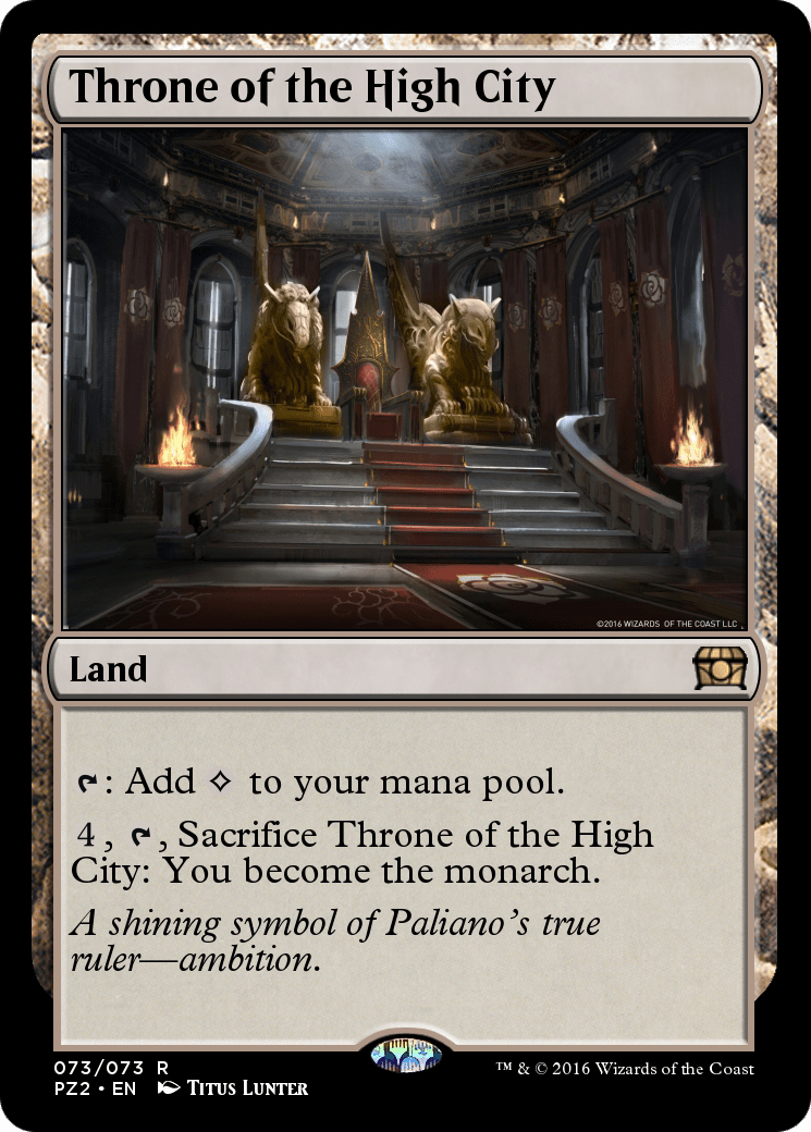 Throne of the High City (PZ2-073) - Treasure Chest Foil