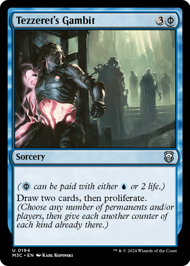 Tezzeret's Gambit (M3C-194) - Modern Horizons 3 Commander Foil