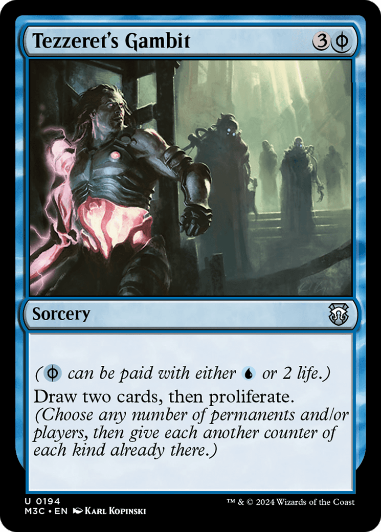 Tezzeret's Gambit (M3C-194) - Modern Horizons 3 Commander Foil