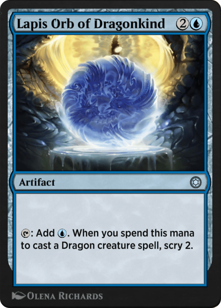 Lapis Orb of Dragonkind (HBG-127) - Alchemy Horizons: Baldur's Gate