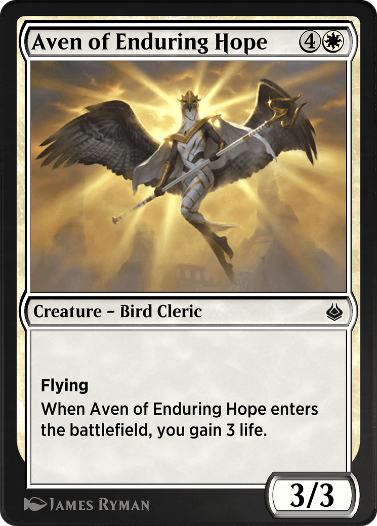 Aven of Enduring Hope (AKR-006) - Amonkhet Remastered