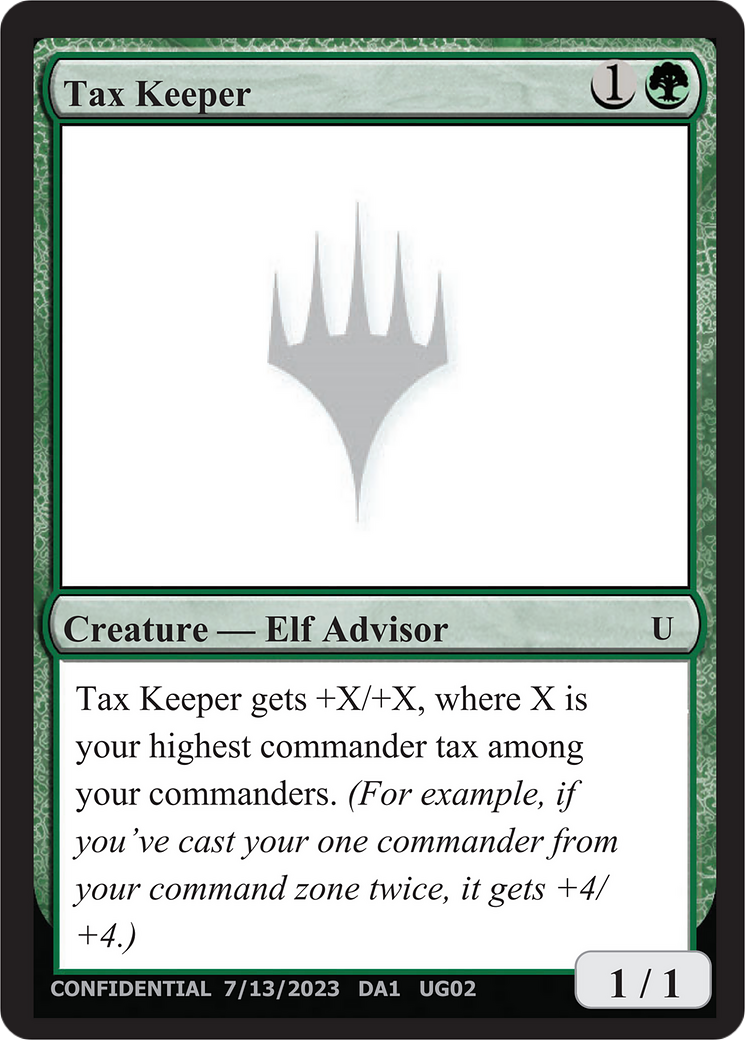 Tax Keeper (DA1-UG02B) - Unknown Event