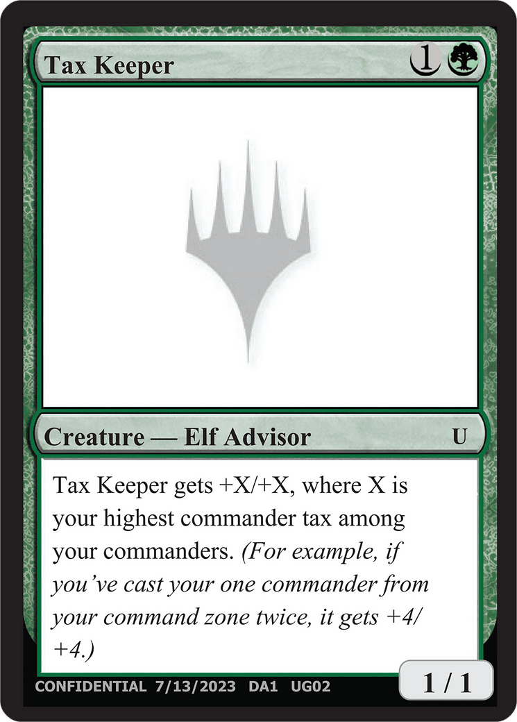 Tax Keeper (DA1-UG02B) - Unknown Event