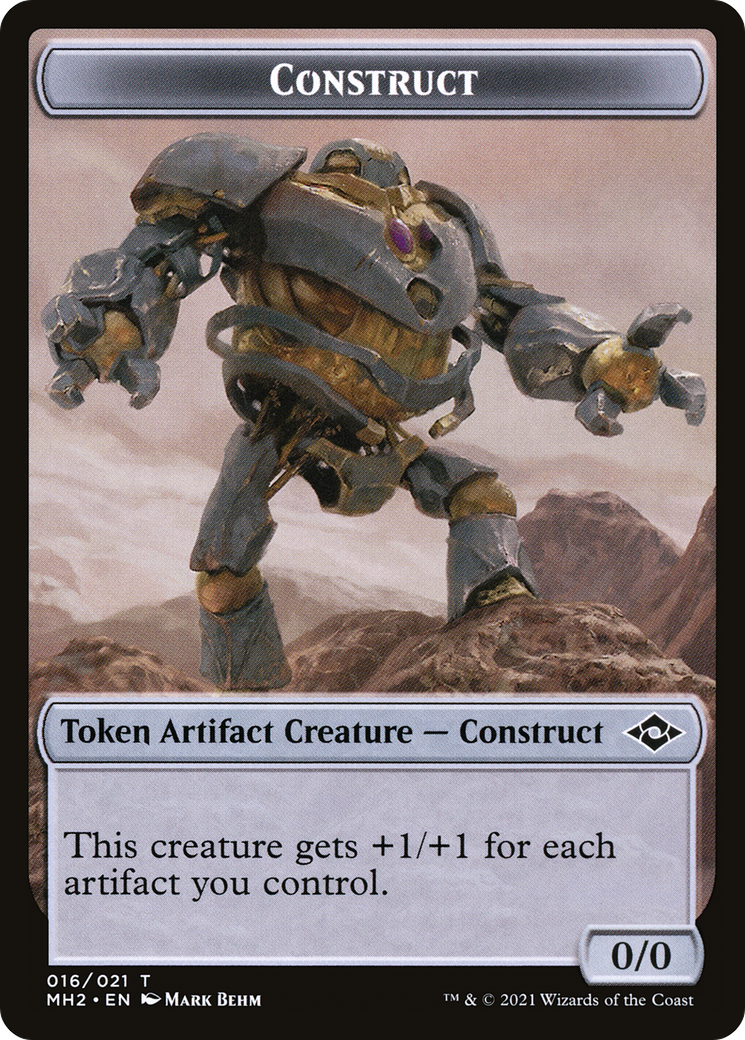 Construct (TMH2-016) - Modern Horizons 2 Tokens Foil