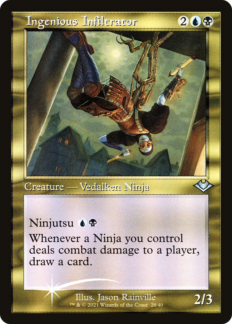 Ingenious Infiltrator (H1R-028) - Modern Horizons 1 Timeshifts Etched Foil