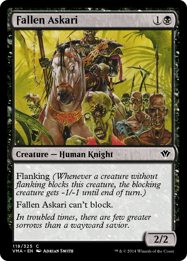 Fallen Askari (VMA-119) - Vintage Masters
