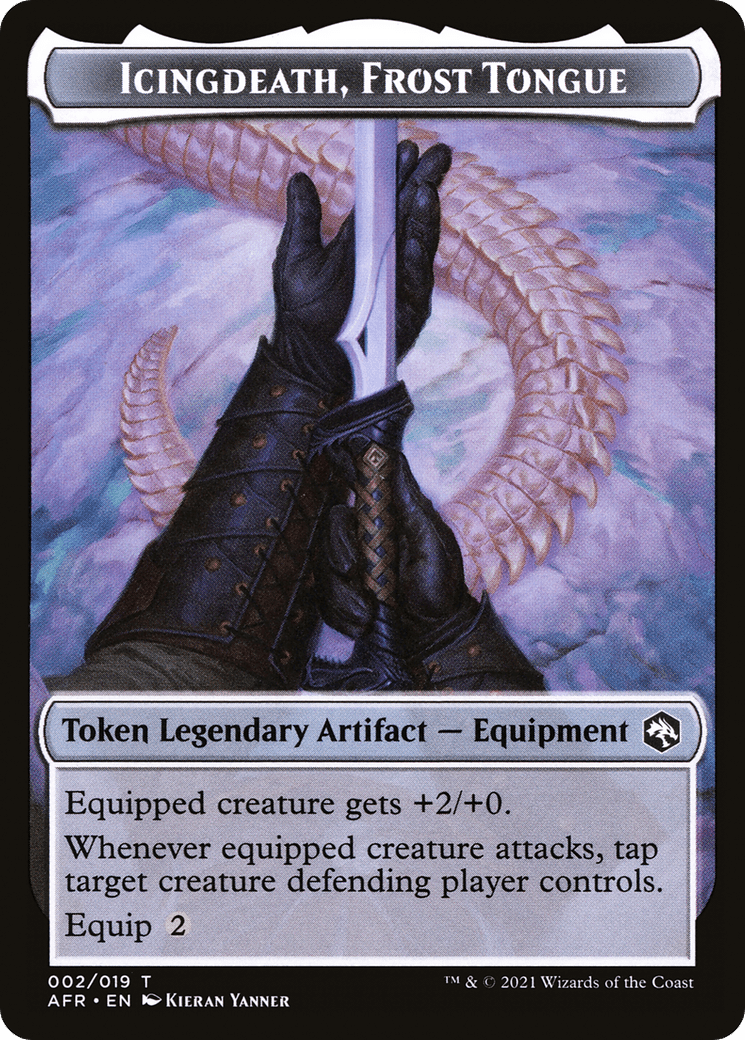Icingdeath, Frost Tongue (TAFR-002) - Adventures in the Forgotten Realms Tokens Foil