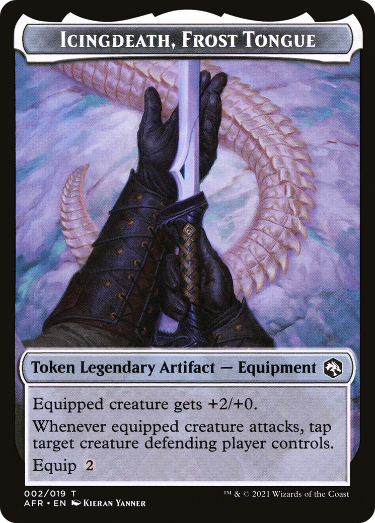 Icingdeath, Frost Tongue (TAFR-002) - Adventures in the Forgotten Realms Tokens Foil