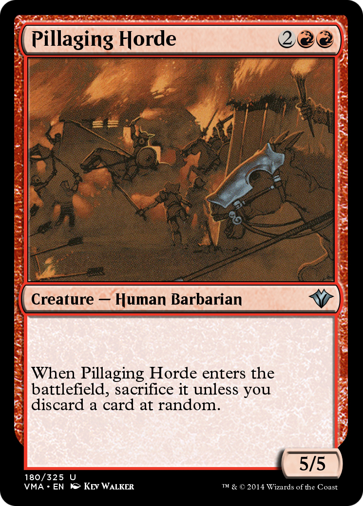 Pillaging Horde (VMA-180) - Vintage Masters Foil