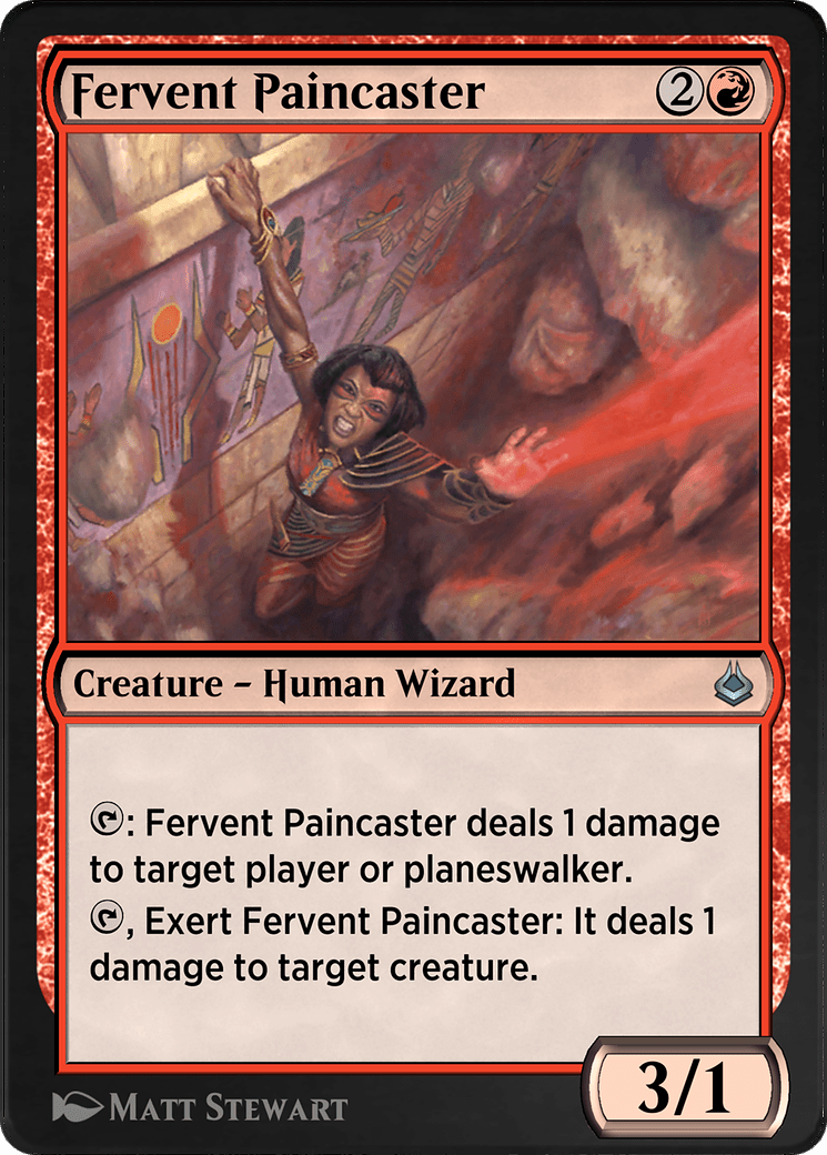 Fervent Paincaster (AKR-153) - Amonkhet Remastered