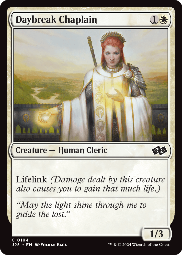 Daybreak Chaplain (J25-184) - Foundations Jumpstart