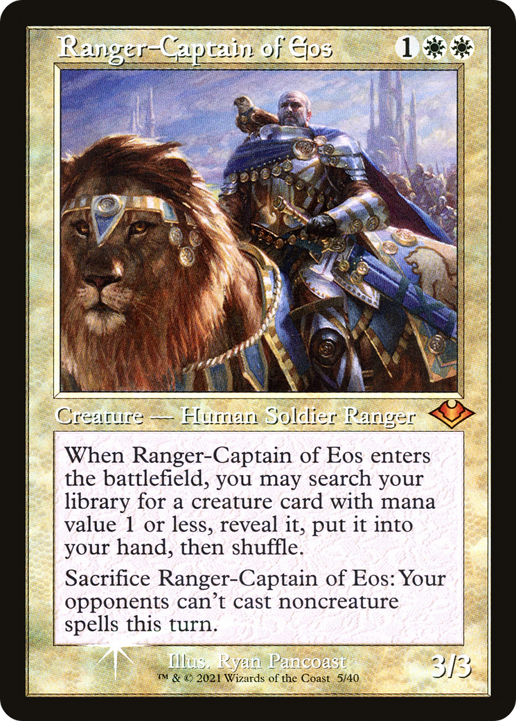 Ranger-Captain of Eos (H1R-005) - Modern Horizons 1 Timeshifts Etched Foil