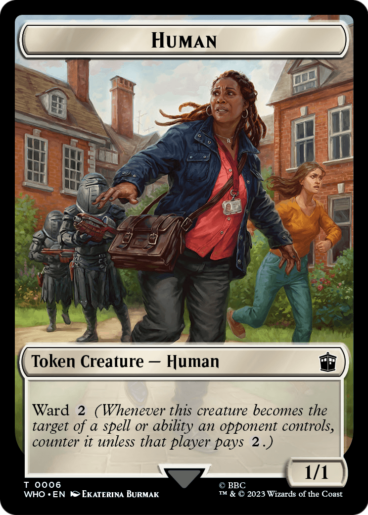 Human (TWHO-006) - Doctor Who Tokens