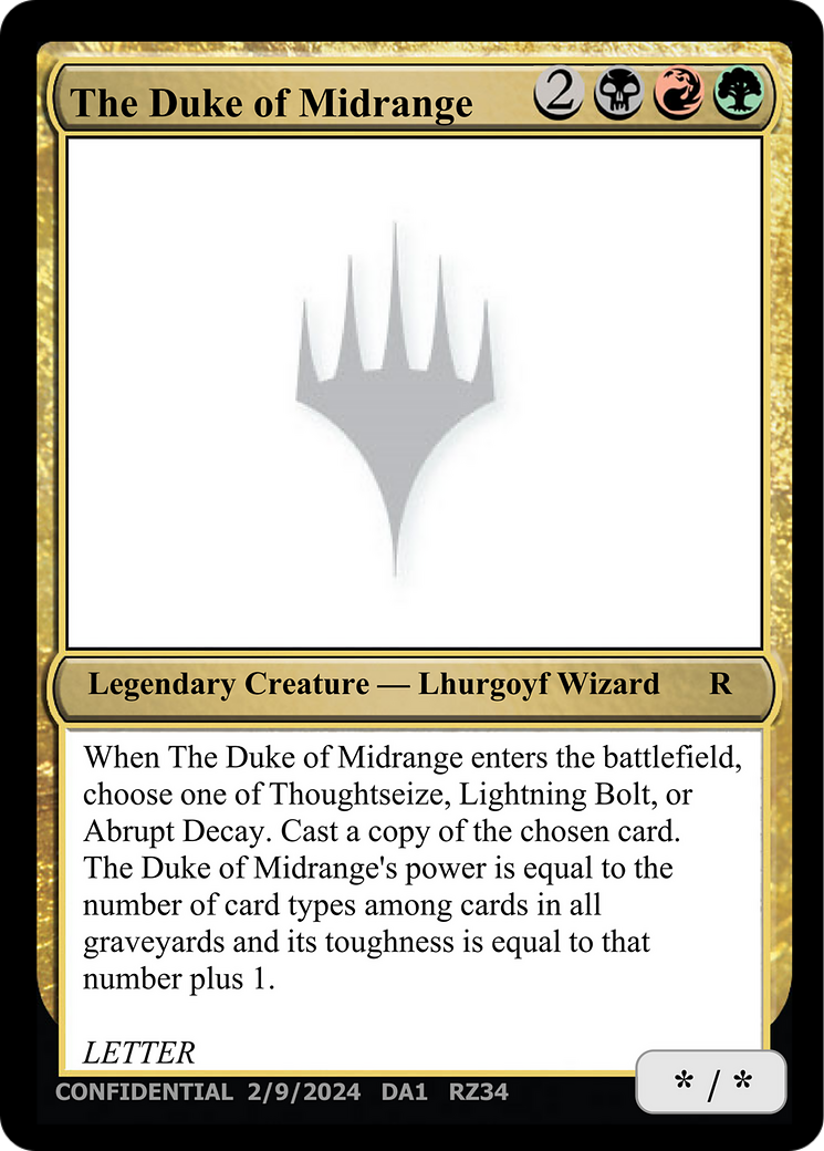The Duke of Midrange (DA1-RZ34) - Unknown Event