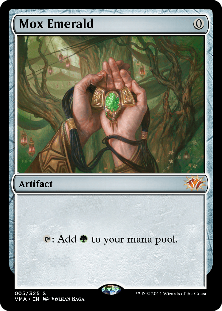 Mox Emerald (VMA-005) - Vintage Masters Foil