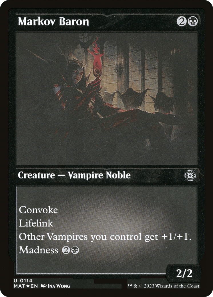 Markov Baron (MAT-114) - March of the Machine: The Aftermath Etched Foil