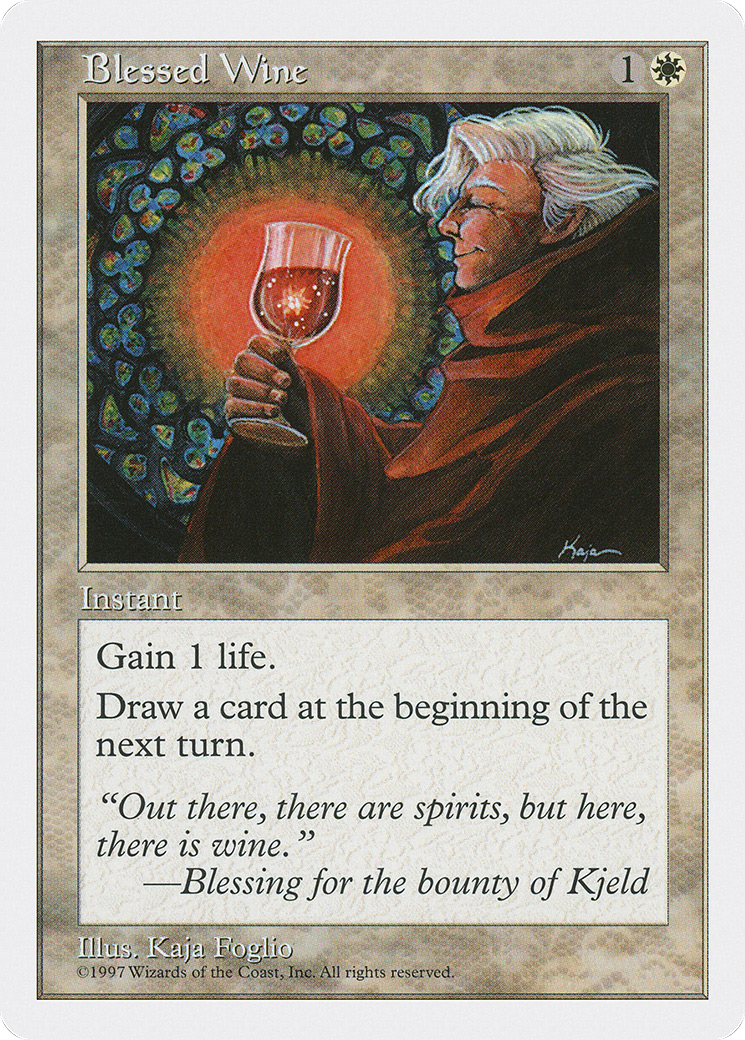 Blessed Wine (5ED-011) - Fifth Edition