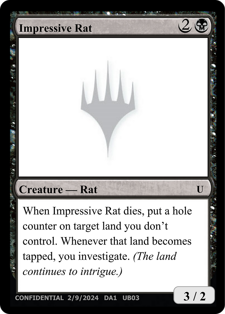 Impressive Rat (DA1-UB03) - Unknown Event