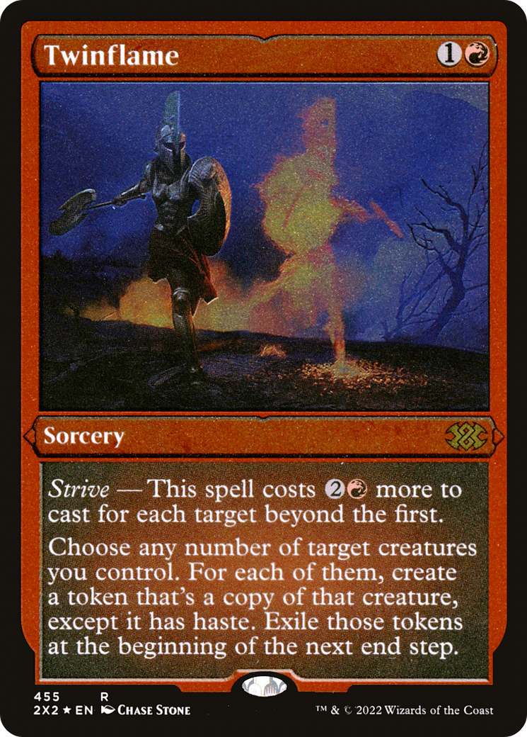 Twinflame (2X2-455) - Double Masters 2022 Etched Foil