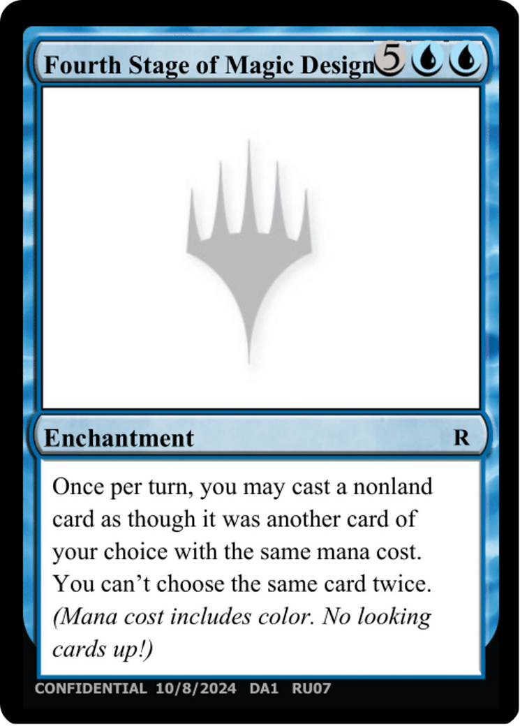 Fourth Stage of Magic Design (DA1-RU07B) - Unknown Event
