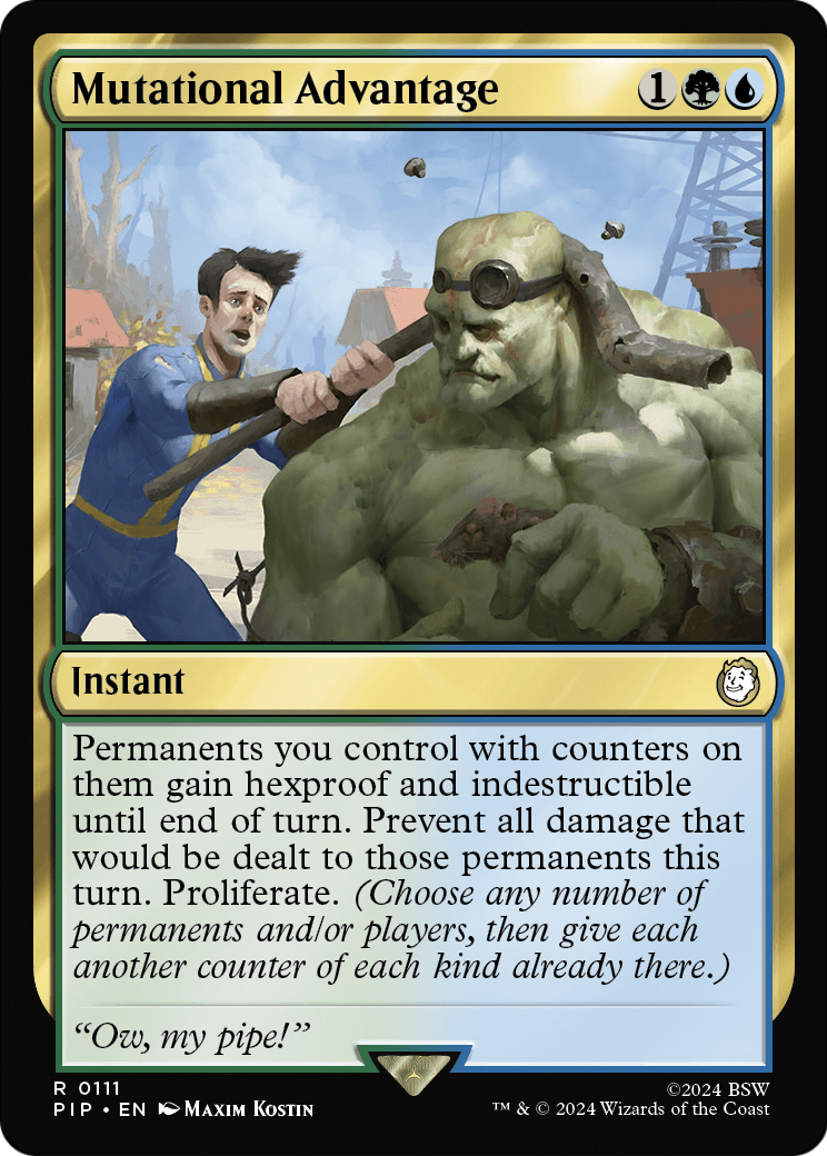 Mutational Advantage (PIP-111) - Fallout Foil