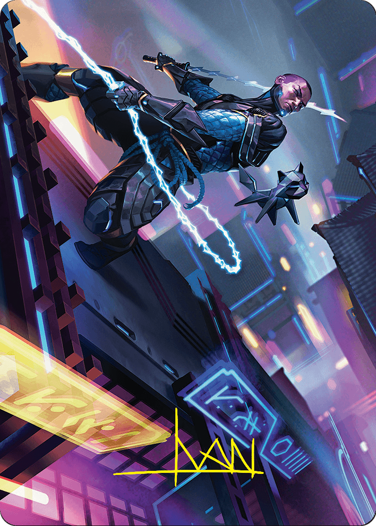 Kaito, Cunning Infiltrator // Kaito, Cunning Infiltrator (AFDN-051) - Foundations Art Series (Borderless)