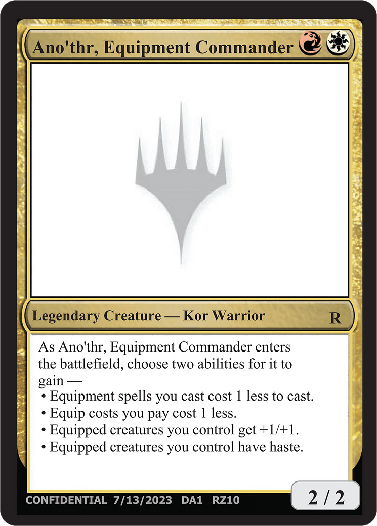 Ano'thr, Equipment Commander (DA1-RZ10) - Unknown Event