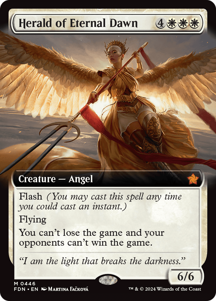 Herald of Eternal Dawn (FDN-446) - Foundations: (Extended Art)